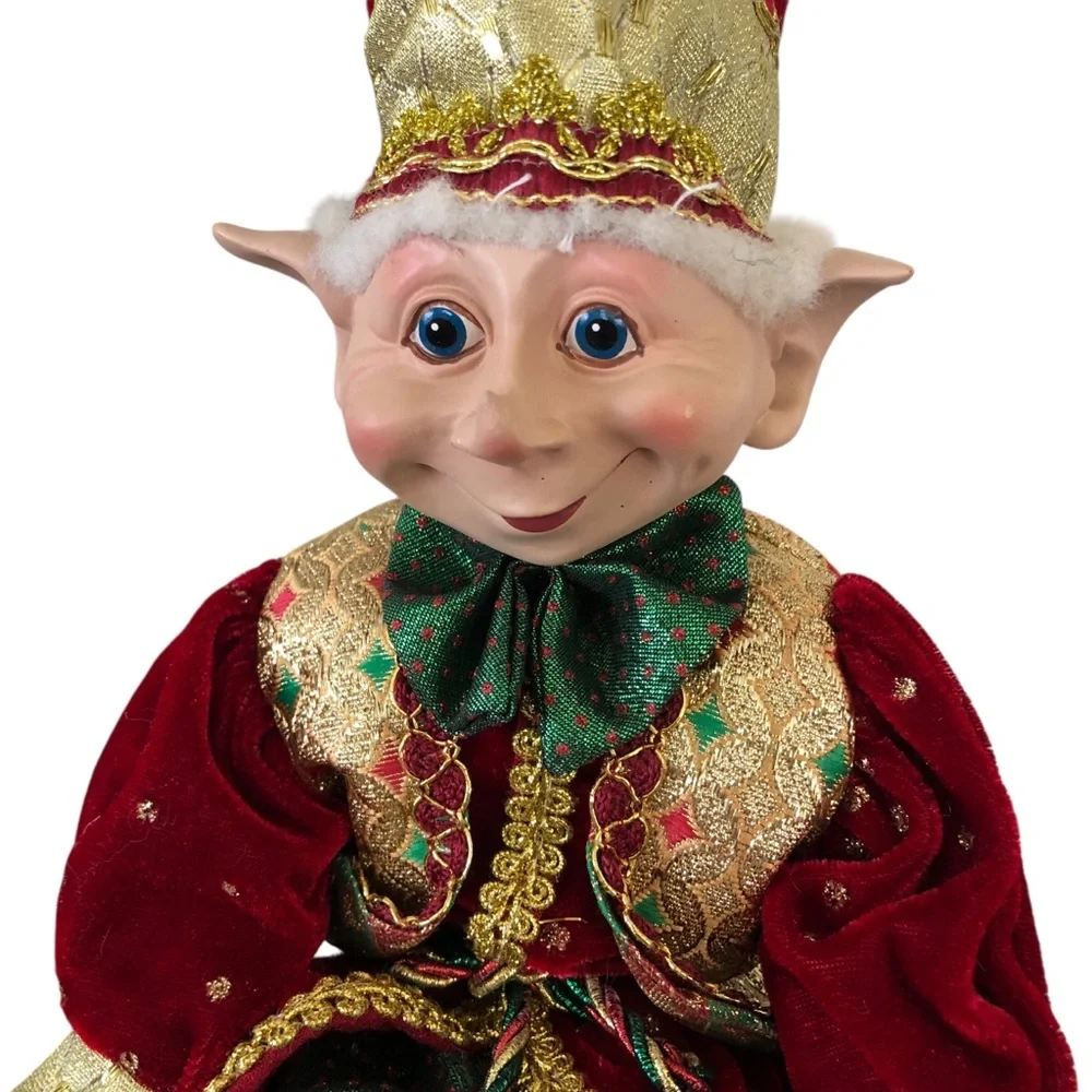 Hobby Lobby Christmas Pixie Elf Poseable Shelf Sitter 21”